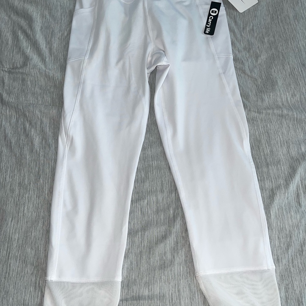 Gottex White workout Leggings